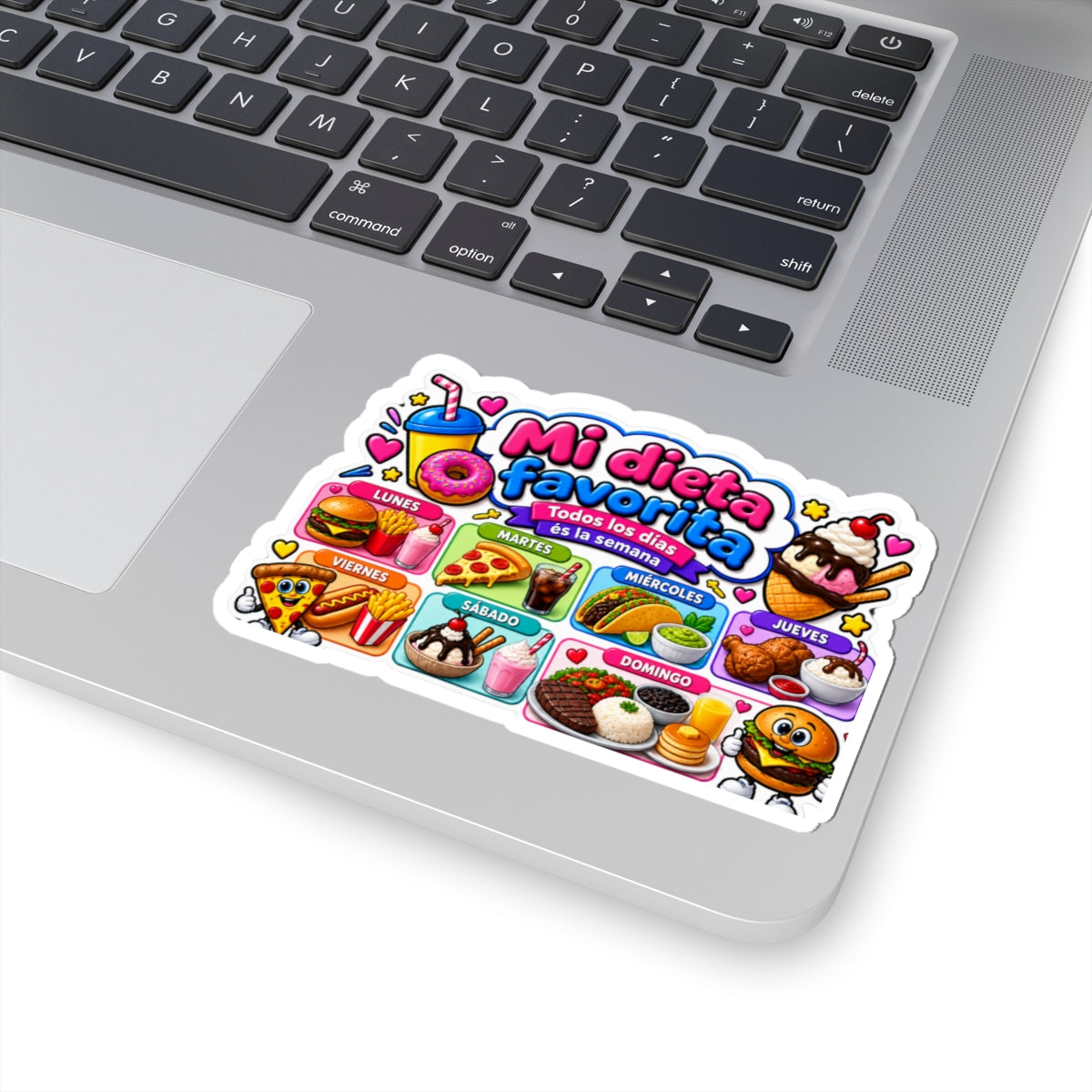 Mi Dieta Favorita Sticker — Spanish Food Days Kiss-Cut Sticker Sheet