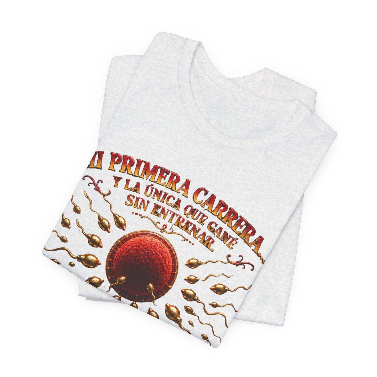 T-Shirt — "Mi Primera Carrera: La Única Que Came Sin Entrenar" Retro Running Graphic Tee