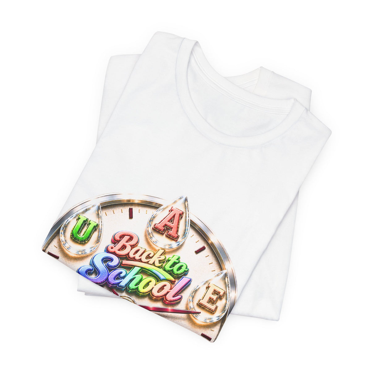 Back to School Graphic Tee — Retro School Clock Design