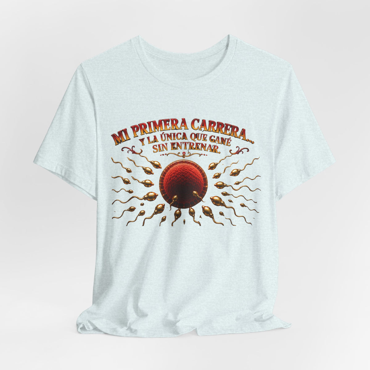 T-Shirt — "Mi Primera Carrera: La Única Que Came Sin Entrenar" Retro Running Graphic Tee