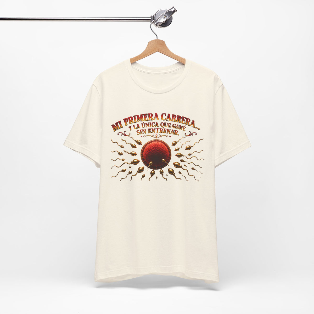T-Shirt — "Mi Primera Carrera: La Única Que Came Sin Entrenar" Retro Running Graphic Tee