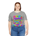 Pre-K Teacher T-Shirt - "Expert at Dealing with Tiny Humans with Big Opinions" Colorful Teacher Gift