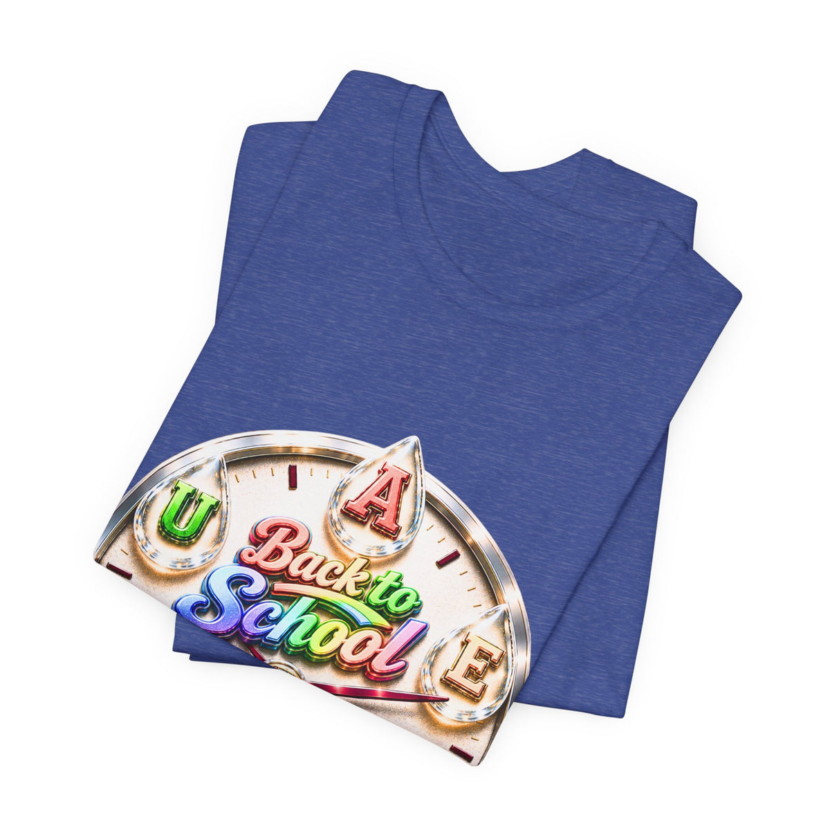 Back to School Graphic Tee — Retro School Clock Design