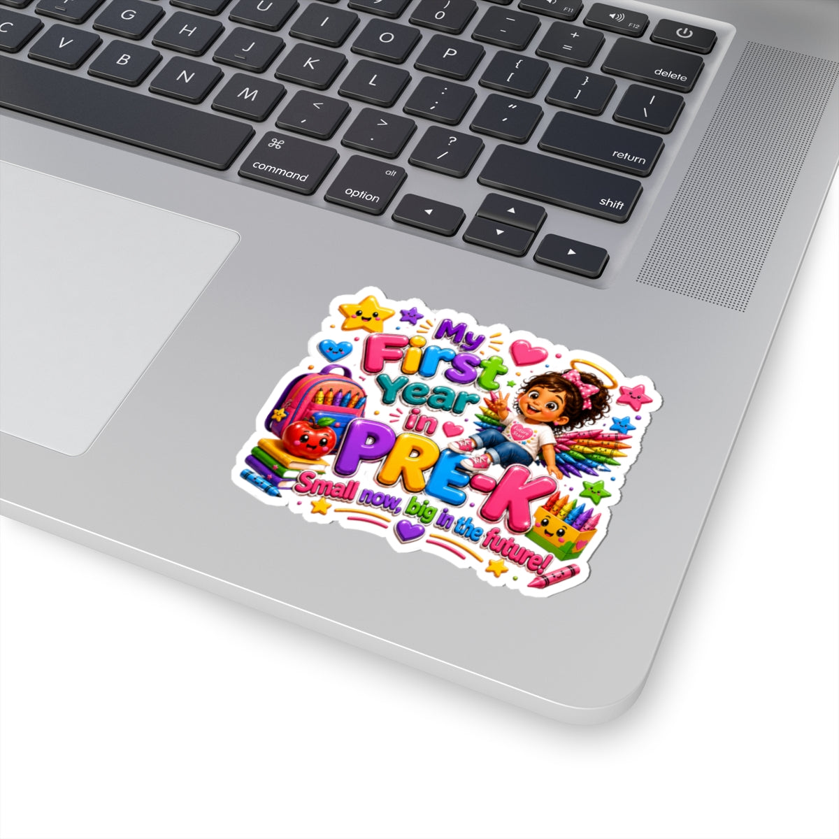 My First Year in Pre-K Kiss-Cut Sticker — Cute Back-to-School Kids Reward