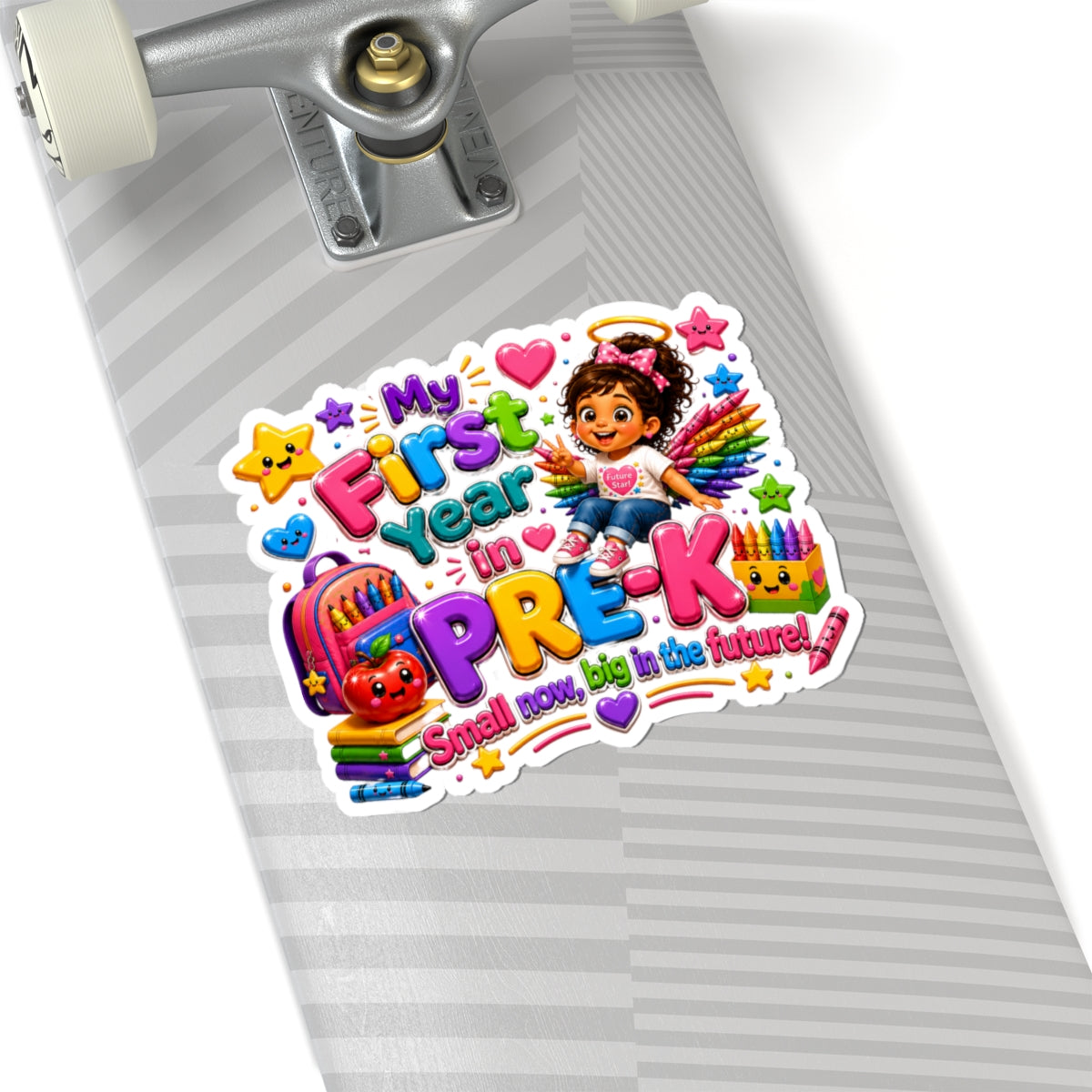 My First Year in Pre-K Kiss-Cut Sticker — Cute Back-to-School Kids Reward