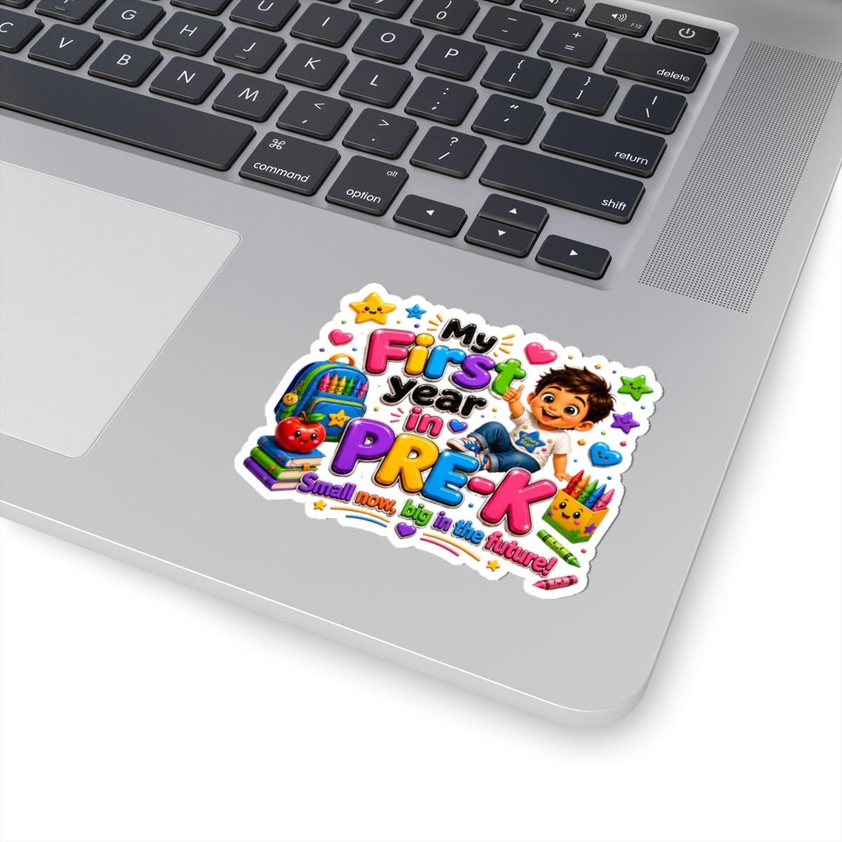 My First Year in Pre-K Sticker — Cute Back-to-School Keepsake