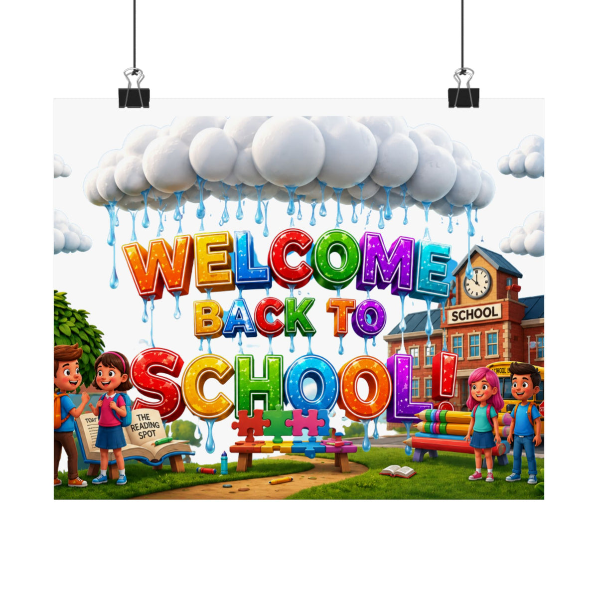Welcome Back to School Poster