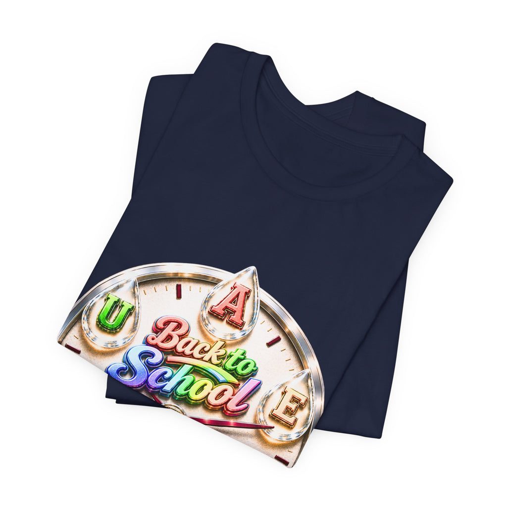 Back to School Graphic Tee — Retro School Clock Design