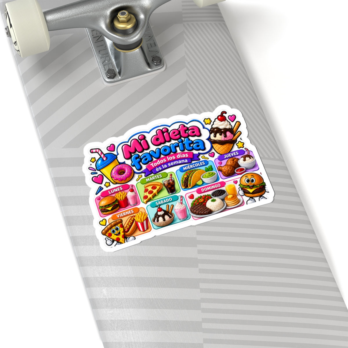 Mi Dieta Favorita Sticker — Spanish Food Days Kiss-Cut Sticker Sheet