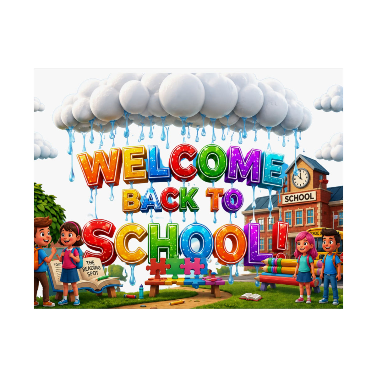 Welcome Back to School Poster