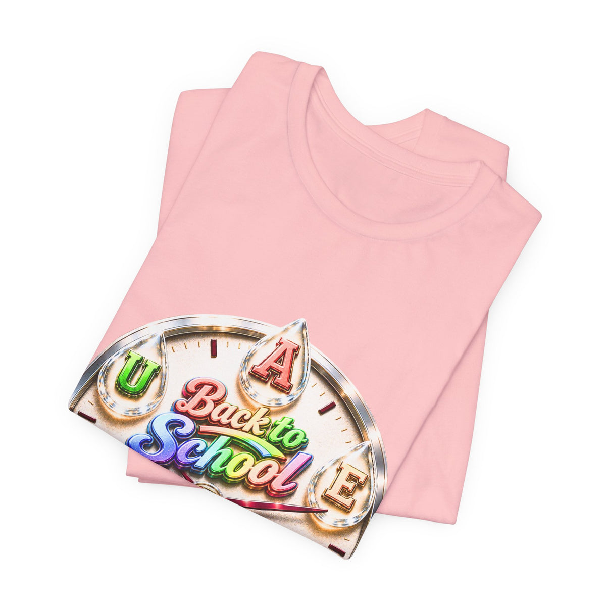 Back to School Graphic Tee — Retro School Clock Design