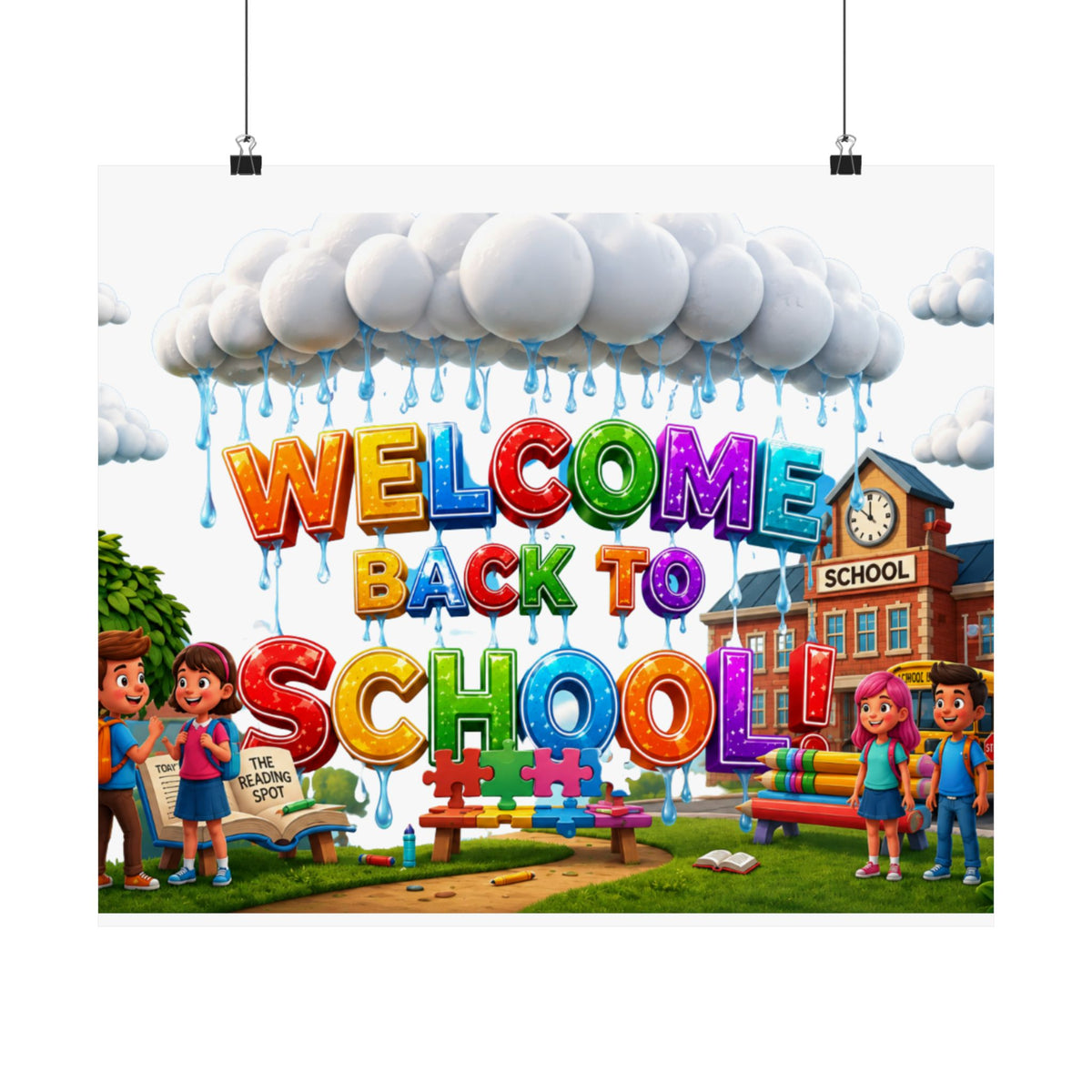 Welcome Back to School Poster